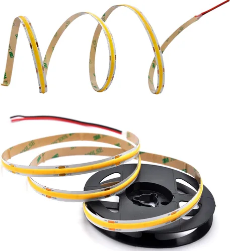 Miniatura 2 de COB - Tira de iluminación LED, alto CRI 90+, tira de luz LED de 4000 K 7000 lm por rollo, cinta flexible para debajo del gabinete, cocina, fuente