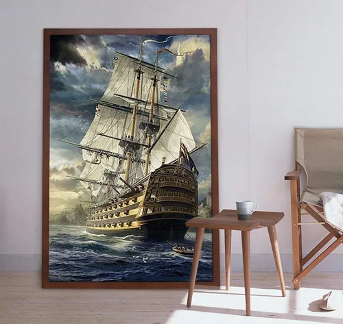 Miniatura 3 de H.M.S. Excalibur - Rompecabezas para adultos de 1000 piezas de 27.56 x 19.69 pulgadas para adultos y niños, juego educativo para reducir la presión