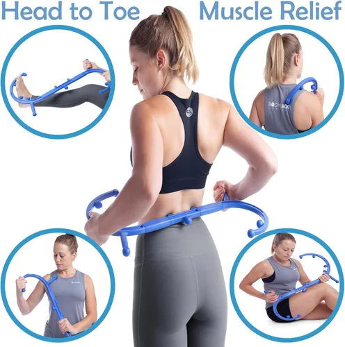 Miniatura 3 de Herramienta para automasaje Body Back Company, terapia de punto de activación, Azul