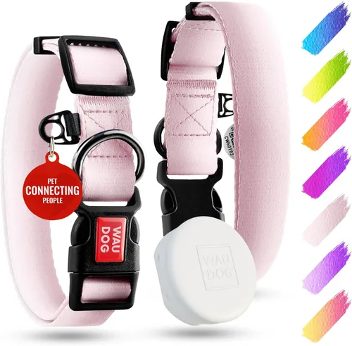 Miniatura 18 de Collar de Nylon para Perros WAUDOG - Collar Ajustable para Perros Grandes, Pequeños y Medianos - Collares Separables para Cachorros de Razas Grandes