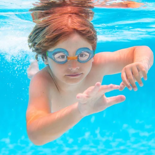 Miniatura 5 de Speedo Gafas de natación unisex para niños (azul/verde)