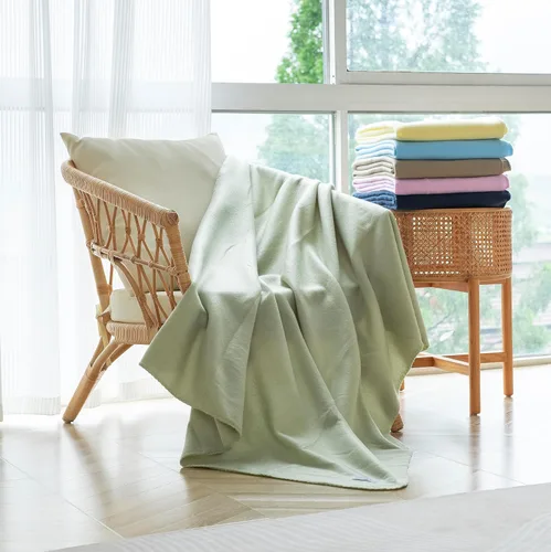 Miniatura 5 de Mantas de Vellón Mantas de Vellón a Granel Sólidas al Por Mayor Ligeras Cálidas Suaves para Cama de Mascotas Sofá Sillón Oficina Regalos de Boda