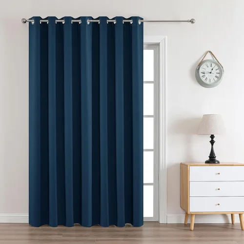Miniatura 104 de Joydeco - Juego de 2 paneles de cortinas opacas de 63 pulgadas, 2 cortinas largas con aislamiento térmico burg, cortinas de oscurecimiento