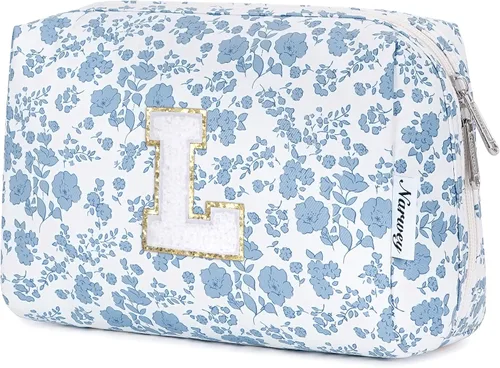Miniatura 99 de Narwey Bolsa de maquillaje con inicial, regalos de graduación para adolescentes, niñas, niños y adolescentes, cosas de moda de 6 a 18 años, bolsa