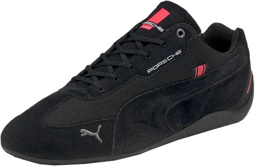 PUMA Porsche Legacy Speedcat Driving - Zapatos deportivos casuales con cordones para hombre, color negro