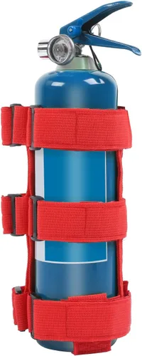 Miniatura 3 de Jimen Soporte para extintor de incendios Bronco, paquete de 2 correas de montaje para extintor de incendios de barra antivuelco compatibles con Ford