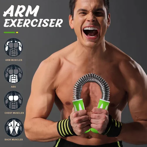 Miniatura 3 de Mini entrenador de brazo Twister, barra corta para el pecho, ejercitador de pecho para hombres y mujeres, equipo de entrenamiento de pecho de 66
