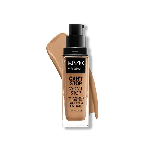 Miniatura 6 de NYX Professional Makeup Can't Stop Won't Stop - Cepillo para base de maquillaje Negro