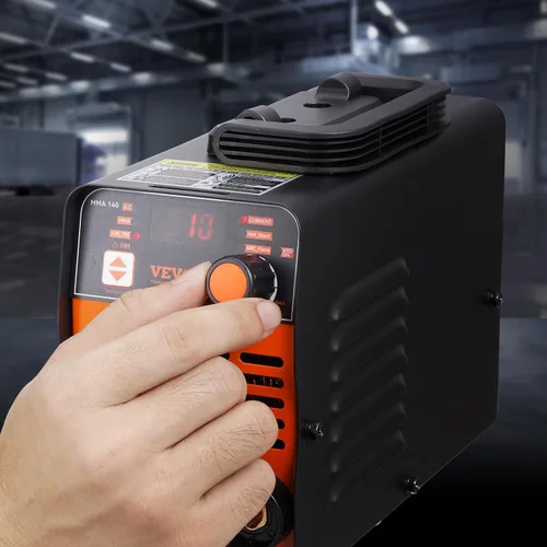 Miniatura 8 de VEVOR Soldador de Palo, Mini y Portátil 140Amp 2 en 1 Máquina de Soldadura ARC/Lift TIG, Soldador de Arco con Arranque en Caliente/Fuerza
