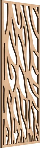 Miniatura 129 de 9 3/8"W x 24 3/8"H x 1/4"T Bristol Decorativos Paneles de Pared de Madera Calado, Cereza