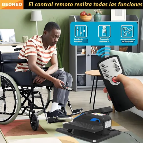 Miniatura 5 de Under Desk Elliptical Machine, Electric Elliptical Exerciser for Senior, Quiet & Small Electric Seated Pedal Exerciser for Home with Monitor, Remote