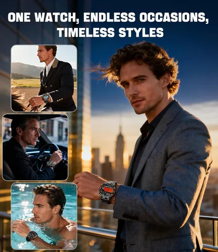 Miniatura 2 de LIGE Relojes inteligentes para hombres, marca/respuesta de llamada, reloj de fitness AMOLED de 1.43 pulgadas con monitor de frecuencia
