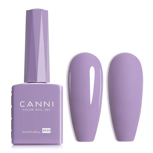 Miniatura 55 de CANNI - Esmalte de uñas de gel rosa claro - 1 unidad de 0.5 onzas, color rosa bebé, color rosa pálido de alto brillo, esmalte de uñas con remojo UV