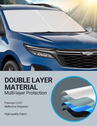 Miniatura 127 de Proadsy Parasol plegable para parabrisas delantero 2026, ajuste personalizado, accesorios para CRV SUV LX EX EX-L EX-L Navi Touring 2017-2022