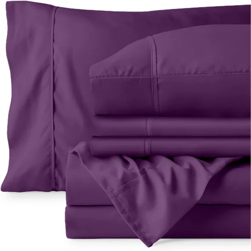 Miniatura 26 de Bare Home Hotel Luxury - Juego de sábanas tamaño individual, extra suave, 4 piezas, bolsillos profundos, ajuste fácil, refrescante y transpirable