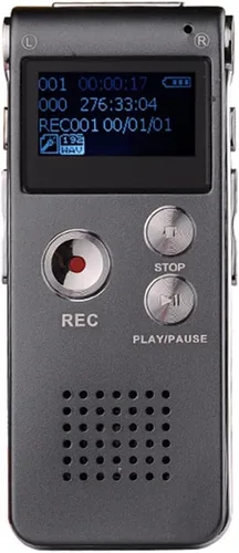 Miniatura 8 de 16G activado por voz Mini espía Grabadora de audio digital de sonido Dictáfono Reproductor MP3 Regalo Portátil MP3 Grabadora de audio Dictaphone