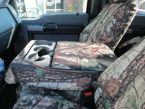 Miniatura 3 de Durafit Seat Covers F486-DS1 Camo-2014 fundas camufladas para asientos para Ford F150 2015 F250/F550 XLT y Lariat 40/20/40 con asiento dividido