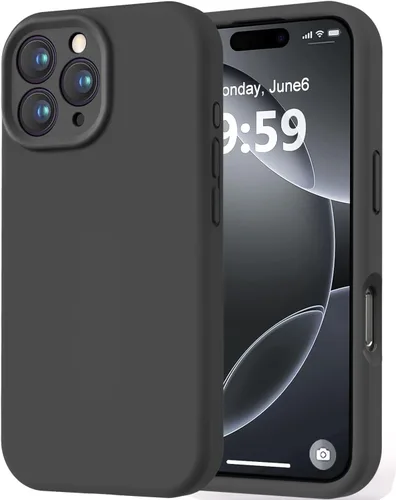 Miniatura 165 de LOVE 3000 Compatible con Funda para iPhone 15, [Cámara de Cobertura Completa de Silicona Suave] [Protección contra Caídas de 8 pies], Forro de Negro