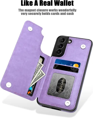 Miniatura 2 de MMHUO Funda protectora para Samsung Galaxy S22 5G (2022), color morado