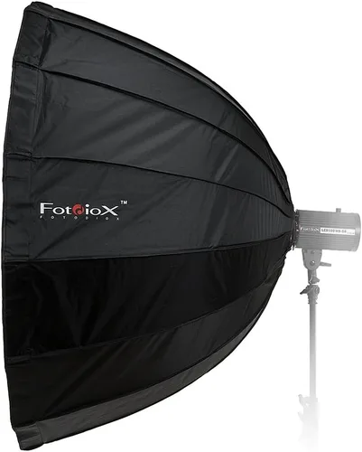 Miniatura 7 de Fotodiox EZ-Pro - Caja de luz parabólica profunda de 28 pulgadas (27.6 in) - Caja de luz plegable rápida con anillo de velocidad Profoto