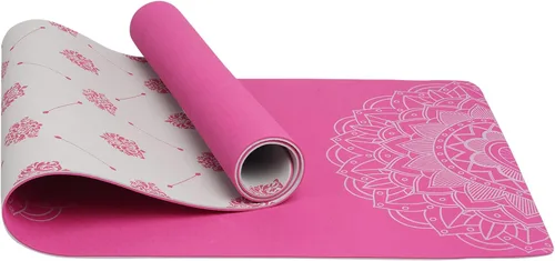 Miniatura 8 de SINT Esterilla de yoga – Esterilla de yoga reversible premium de 0.236 in extra gruesa y grande antideslizante para todo tipo de yoga, pilates