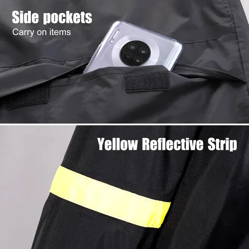 Miniatura 3 de Classic Long Rain Coats for Men, Hooded Raincoats Rain Gear for Waterproof Work, Breathable, Rain Jacket Poncho
