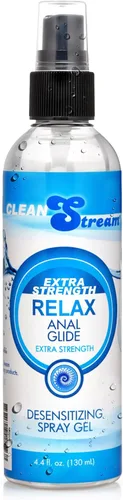 CleanStream Relax Lubricante Desensibilizante Botella de 4.4 Onzas Líquidas, Fórmula Líquida a Base de Agua Sin Fragancia, Brinda Comodidad y