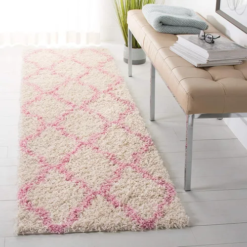 Miniatura 85 de Safavieh - Dallas Shag Collection SGD257A - Alfombra de área con diseño de enrejado de 10 x 14 pies