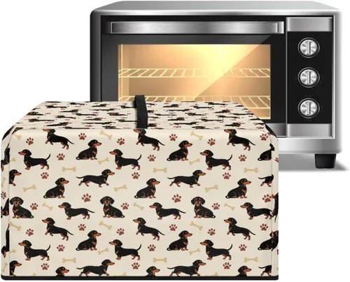 Miniatura 33 de Cubierta de horno de microondas de convección para encimera, tostadora, horno, protector de electrodomésticos para decoración de cocina del hogar