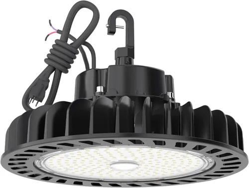 Miniatura 10 de HYPERLITE Luces LED High Bay de 100 W, 14,500 lm (145 lm/w) 5000 K, 1-10 V, regulable, cable de 5' con enchufe de 110 V, gancho de EE. UU., listado