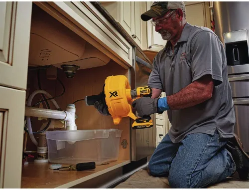 Miniatura 4 de DEWALT Kit de serpiente de drenaje MAX XR de 20 V, sin escobillas (DCD200D1)