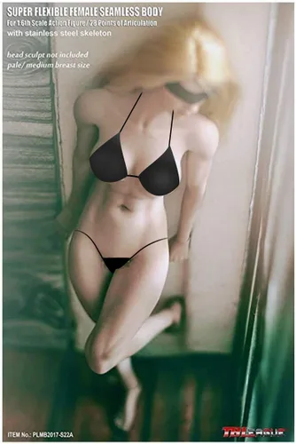 OBEST TBLeague Figura de acción pálida de cuerpo sin costuras para mujer a escala 1/6 superflexible (2017-S22A)