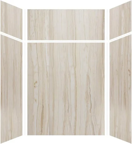 Miniatura 10 de Transolid EWKX483696-41 Expressions - Kit de pared de ducha de 6 paneles con extensión, 36 pulgadas de largo x 48 pulgadas de ancho x 96 pulgadas