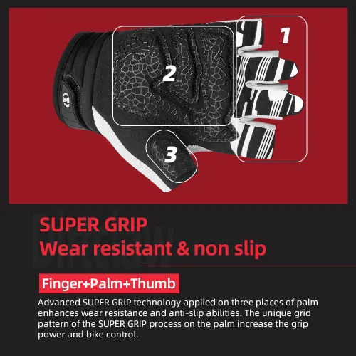Miniatura 6 de Seibertron Dirtpaw - Guantes unisex para bicicleta BMX MX ATV MTB guantes para bicicleta de montaña, ciclismo, todoterrenoDirt Bike, guantes