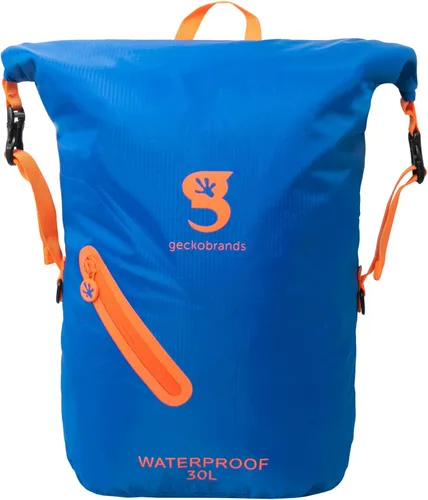 Miniatura 9 de geckobrands Mochila impermeable ligera de 30 L - Bolsa ligera impermeable para exteriores, senderismo, viajes, actividades acuáticas ligeras Verde