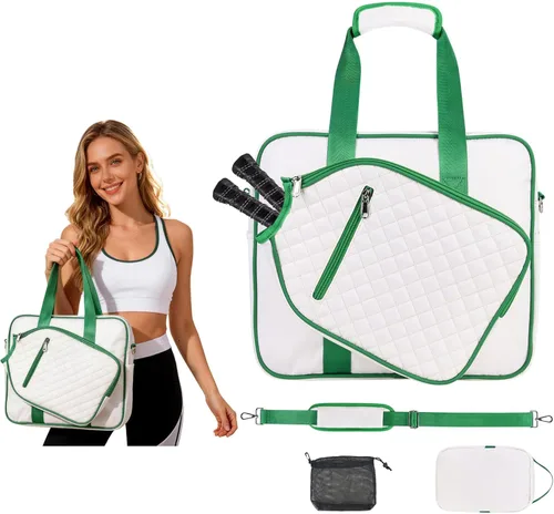 Miniatura 8 de Bolsa de Pickleball LAKE OF FIRE para Mujeres y Hombres, Elegante Bolsa de Pala de Pickleball de Nylon Resistente al Agua de Gran Capacidad