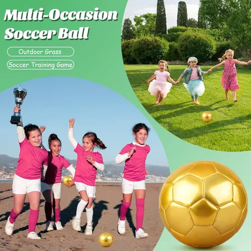 Miniatura 4 de DLUGOPIS Sparkling Pink Toddler Soccer Ball - Mini, Age 3-8, Indoor/Outdoor, Small Size for Boys & Girls (Sparkling Pink, 1)