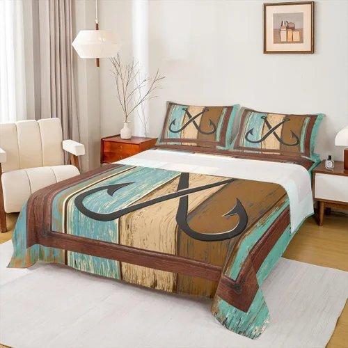 Miniatura 9 de Anchor Nautical - Juego de sábanas románticas para niños, tamaño individual, diseño de mariposas y lavanda morado, decoración de habitación de niños