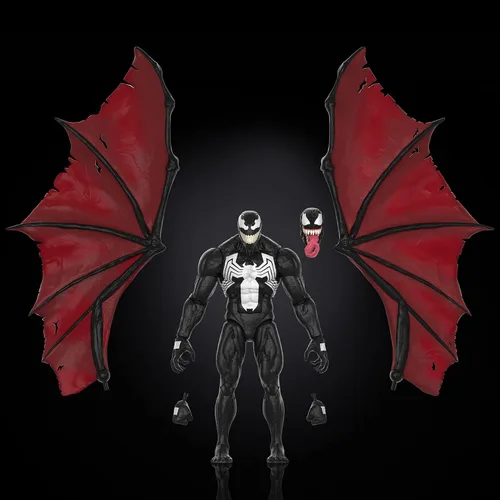 Miniatura 2 de Marvel Legends Series 60th Anniversary Knull and Venom - Juego de 2 figuras de acción King in Black de 6 pulgadas, 5 accesorios