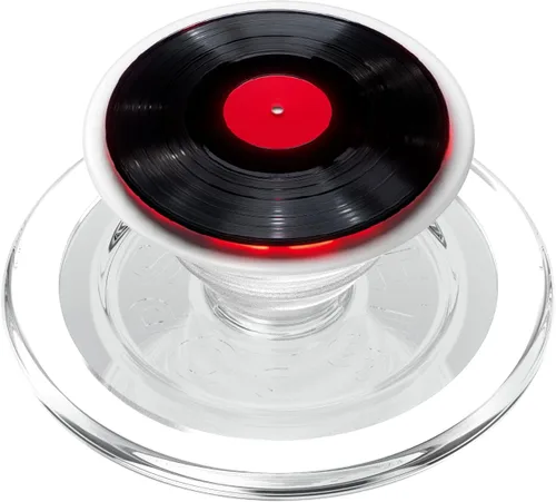 Miniatura 7 de Red Vinyl Record Player Vinyl Collector Retro Music Lover PopSockets Adhesive PopGrip