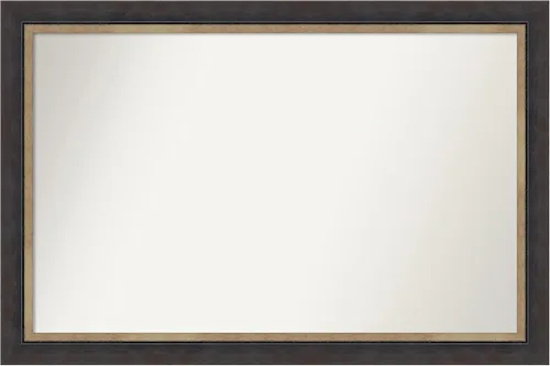 Miniatura 209 de Amanti Art Espejo personalizado, espejo de baño negro Astor, espejo de pared o espejo de tocador de baño sobre el fregadero (25 x 25 pulgadas)