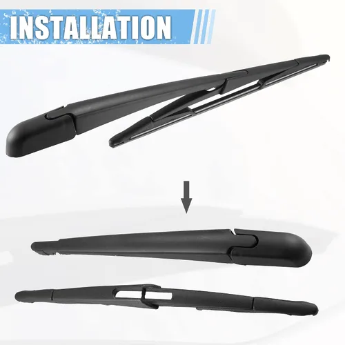 Miniatura 4 de X AUTOHAUX 1 juego de limpiaparabrisas trasero de 11 pulgadas y 12 pulgadas para Ford Edge para Lincoln MKX 2007-2014 9T4Z17526-A 9T4Z-17526-A
