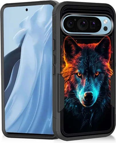 Miniatura 38 de Funda para Pixel 7a, resistente de doble capa híbrida de policarbonato duro de goma suave a prueba de golpes para Google Pixel 7A 6.1 pulgadas