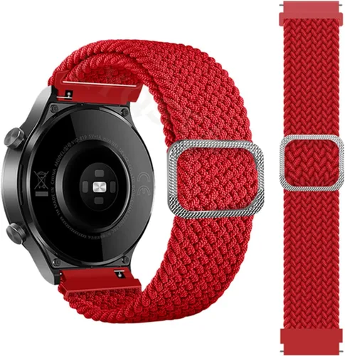 Wscebck Correa trenzada para pulsera COROS APEX Pro/APEX 46 1.654 in Correa de reloj inteligente PACE 2 PACE2 (Color rojo, tamaño: 0.787 in