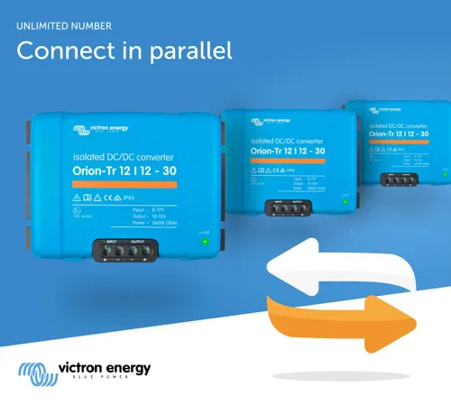 Miniatura 5 de Victron Energy Orion-Tr - Convertidor de CC a CC - 12/12 voltios 30 amperios 360 vatios - Protección IP43 - para sistemas de batería dual - Aislado