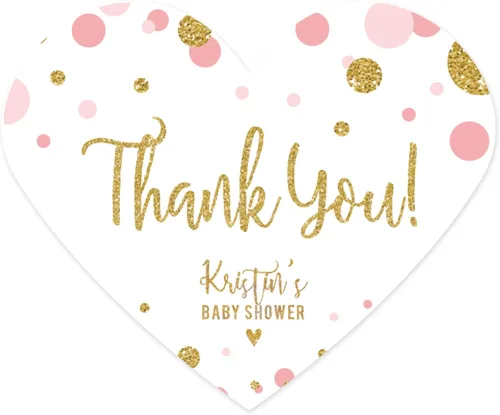 Miniatura 51 de Andaz Press Colección de fiesta de baby shower de niña con purpurina de oro rosa rubor, pancarta colgante con cuerda, Welcome Baby!, 5 pies, 1 juego