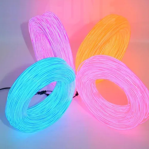 Miniatura 3 de Tira de luces LED de 360° – con opciones de alimentación de batería/USB – Luces LED flexibles para dormitorio, decoración del hogar, diseños