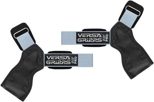 Versa Gripps® Fit Pro, hecho en EE. UU., correas de muñeca para atleta femenina, el mejor accesorio de entrenamiento Azul (Blue Hydrangea)