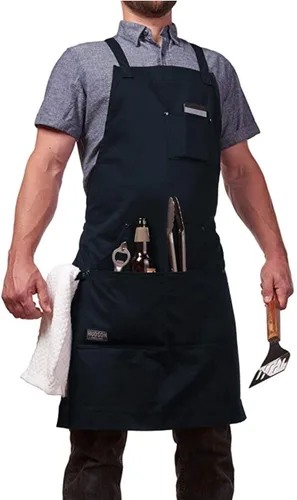 Miniatura 2 de Hudson Durable Goods - Delantal de chef de grado profesional para cocina, barbacoa y parrilla