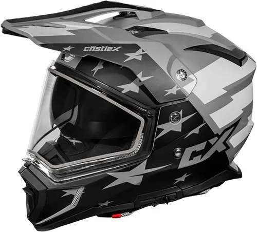 Miniatura 4 de Castle X CX200 Dual Sport Casco de Nieve (Negro Mate - Extra Pequeño)